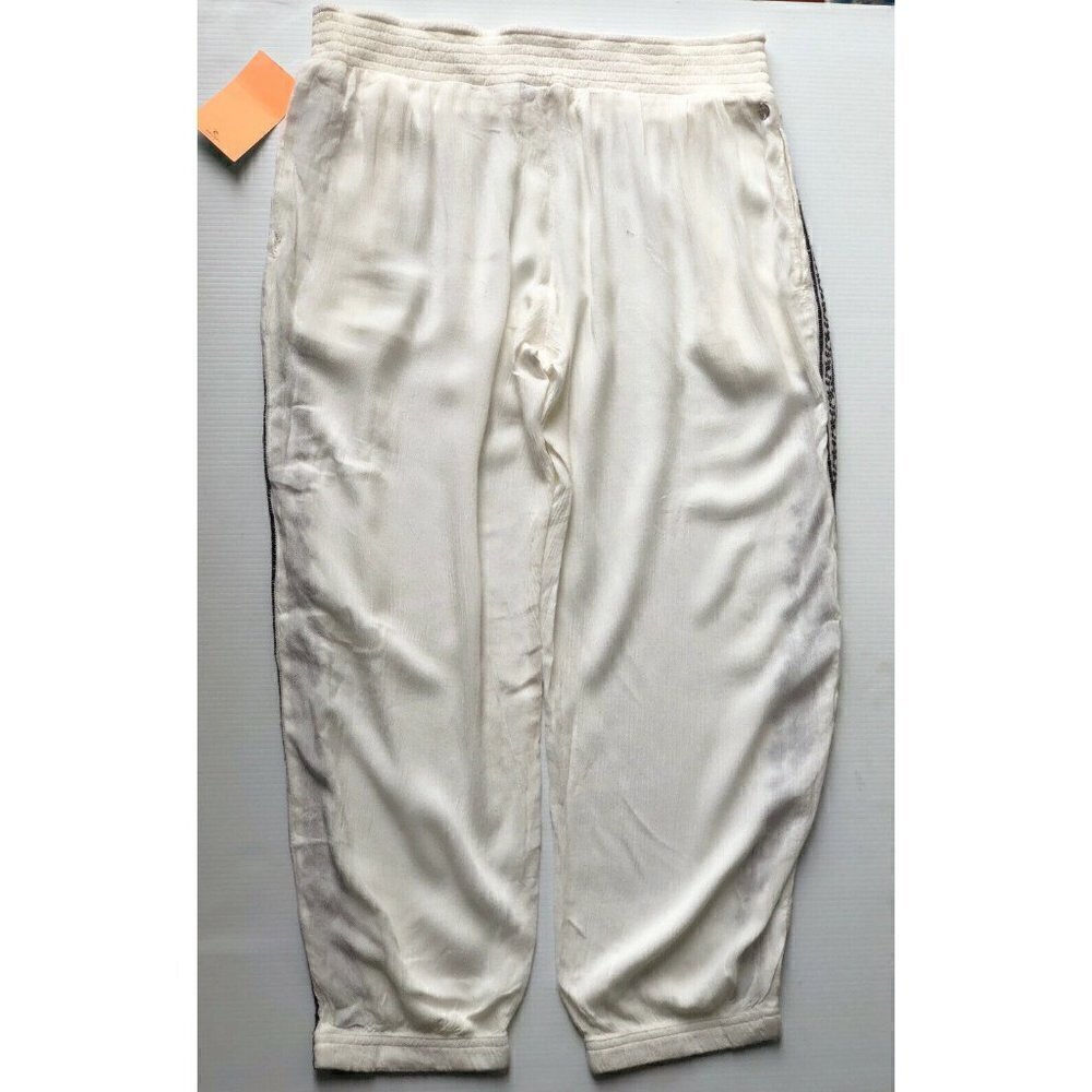 RipCurl Women's White Surfwear Oceana Embroidered Beach Pants GPAGF7 - Picture 2 of 11